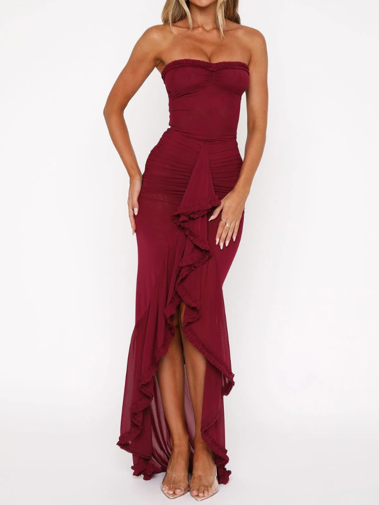Solene | Women’s Maxi Dress | Strapless