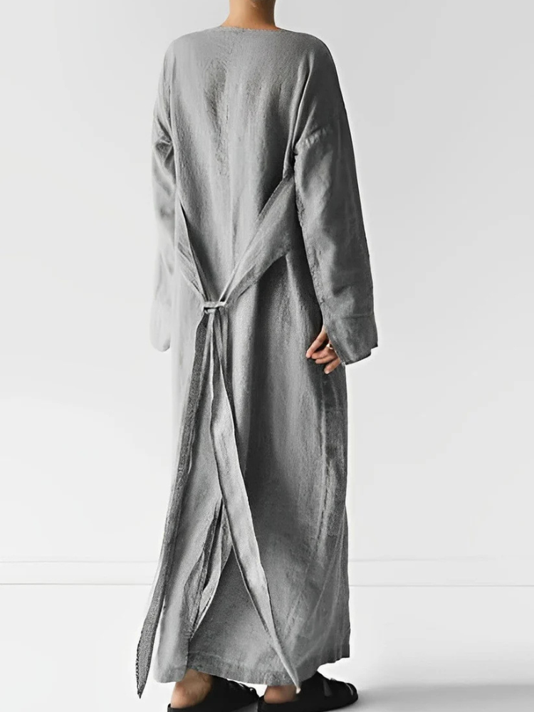 Anouk | Women’s Long Linen Dress | Minimalist & Elegant