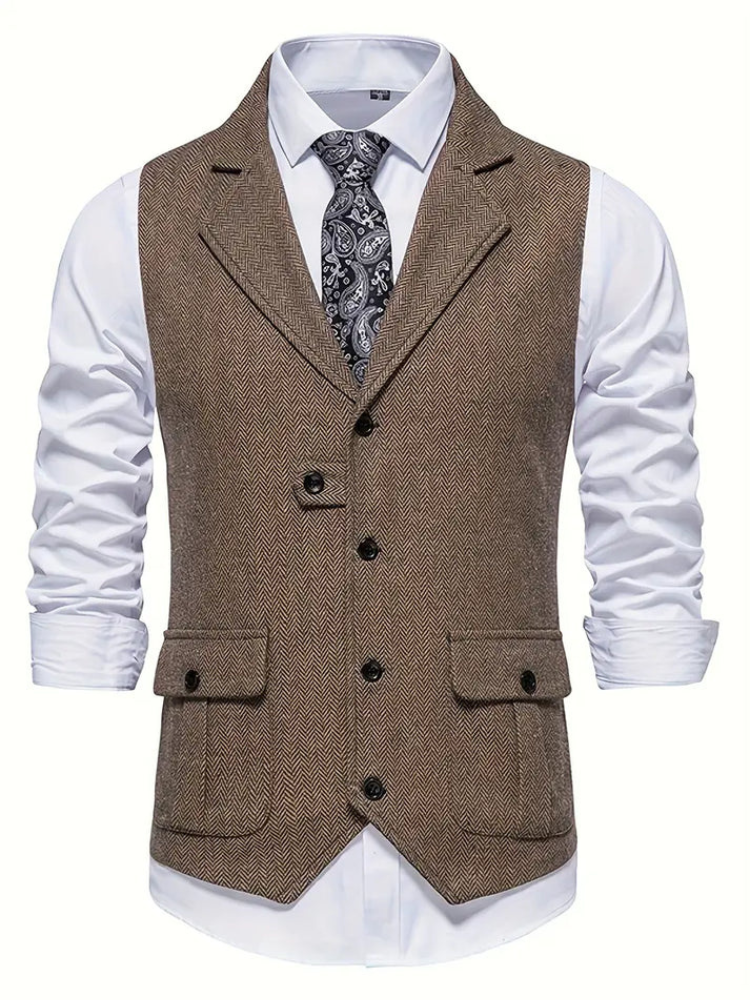Niklas | Men’s Blazer | Herringbone Single-Breasted Fit
