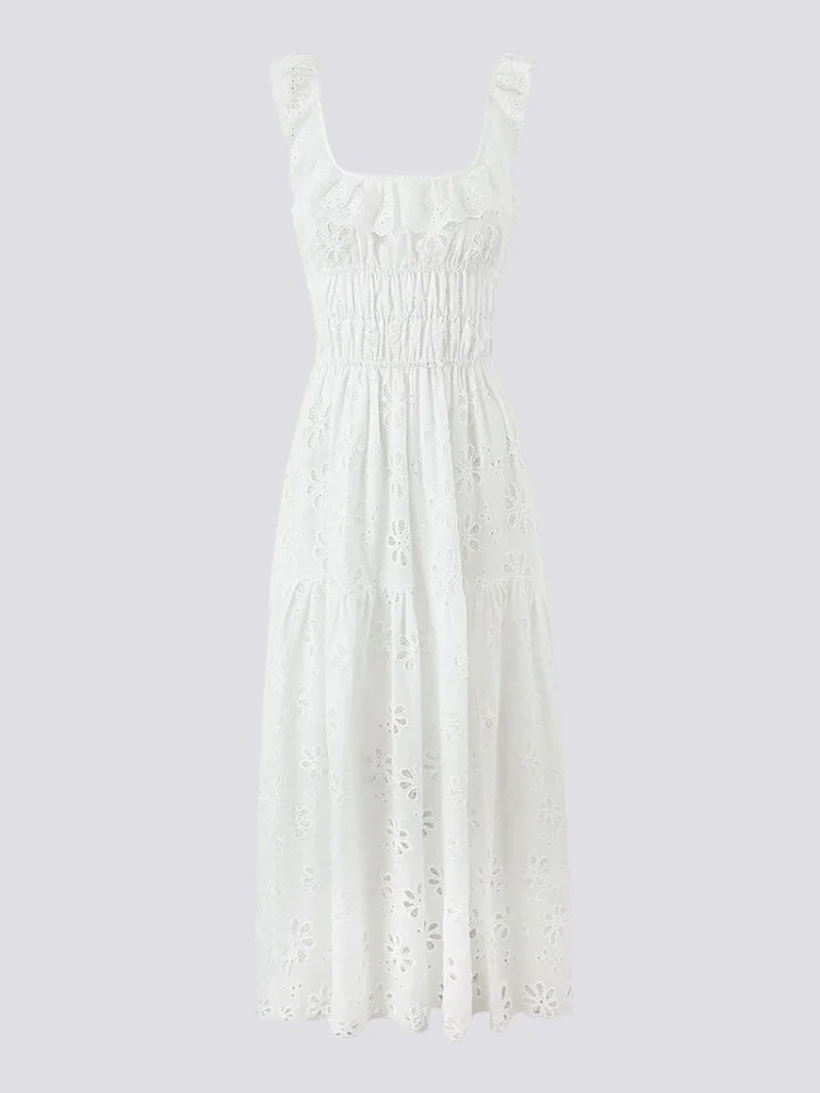 Charline | Women’s Maxi Dress | Backless Slit