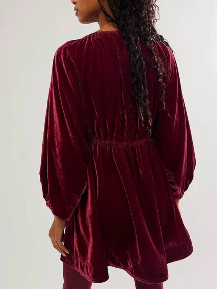 Chelsea | Women’s Velvet Mini Dress | Luxe & Sophisticated