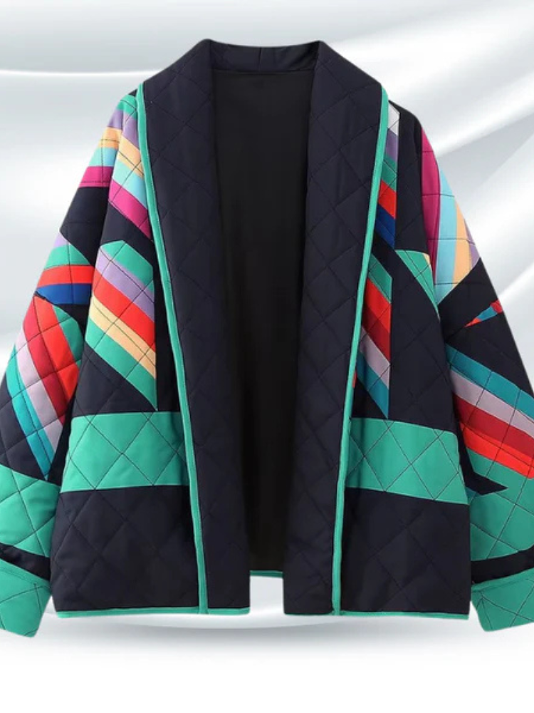 Nova | Women’s Vintage Jacket | Multicoloured & Eye-Catching