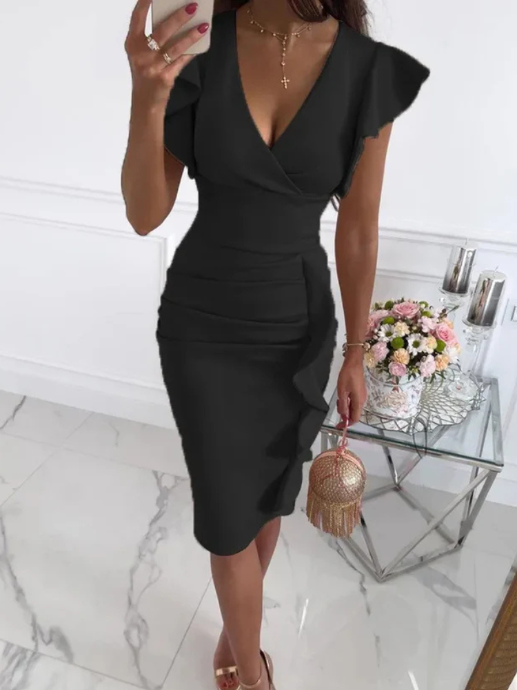 Alexis | Women’s Ruffled Bodycon Dress | Chic & Flattering