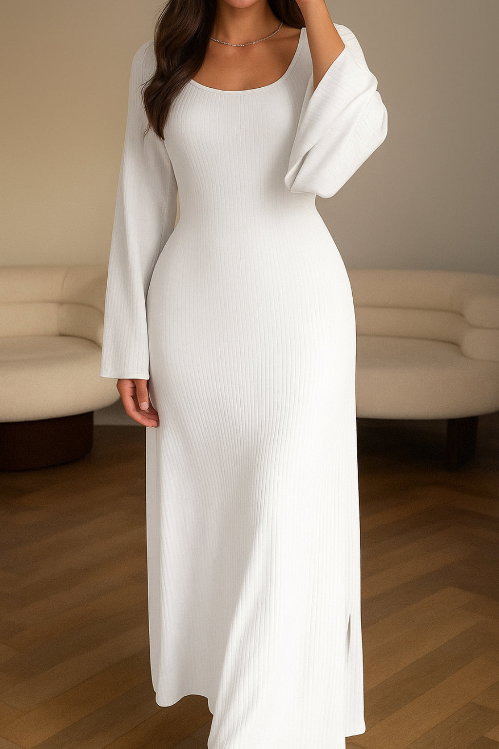 Diana | Women’s Elegant Maxi Dress | Sleek & Versatile