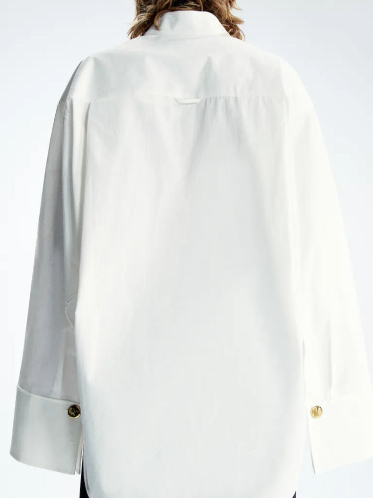 Carmen | Women’s Oversized Tuxedo Shirt | Poncho-Inspired