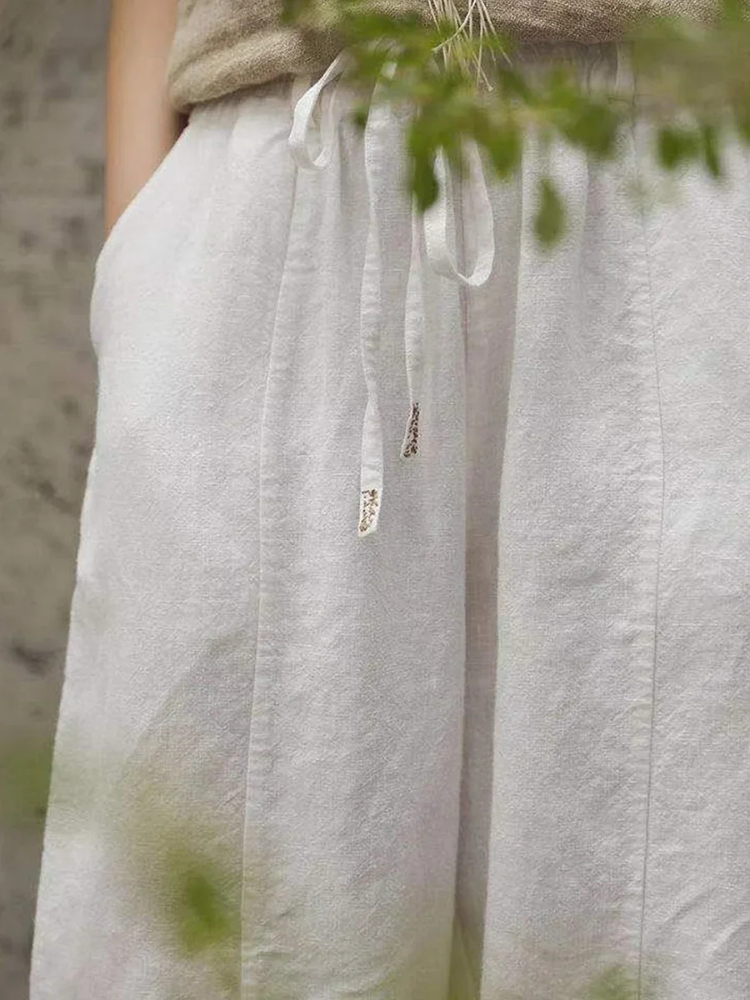 Elora | Women’s Cotton Pants | Relaxed & Timeless