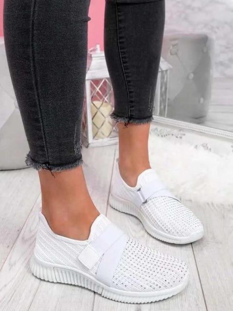 Lena | Women’s Sneakers | Slip-On Velcro Comfort
