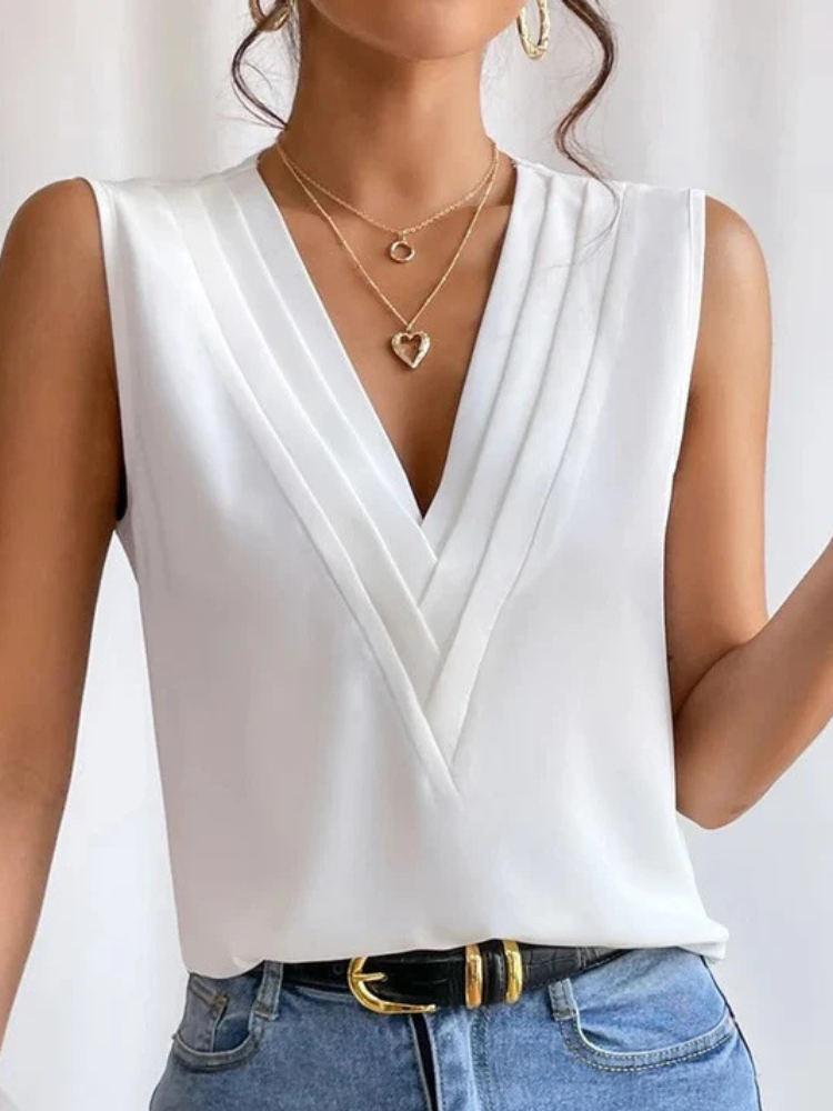 Kaia | Women’s Sleeveless Top | Flowing & Versatile