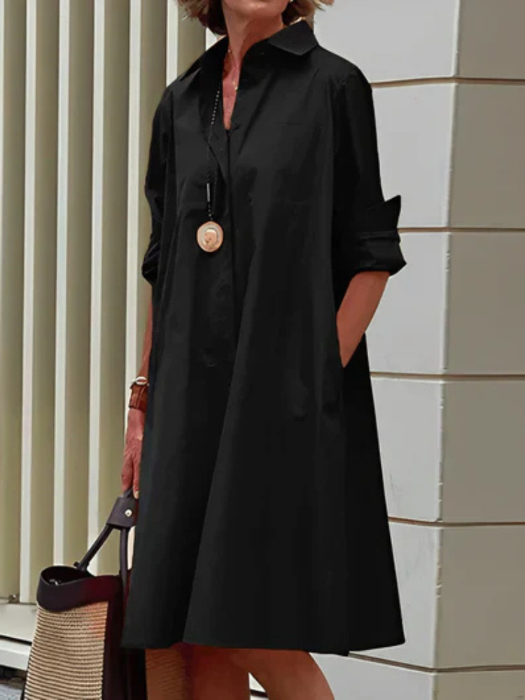 Leandra | Women’s Shirt Dress | Elegant-Fit