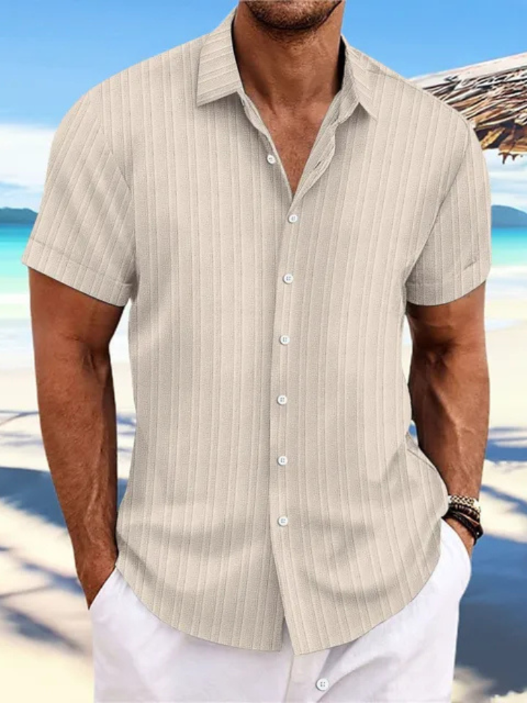 Noel | Men’s Jacquard Shirt | Vibrant Elegance