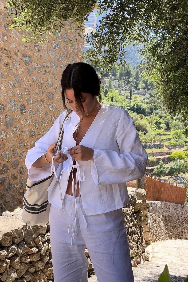 Oversized Linen Shirt | Lightweight & Breathable | Effortless Chic