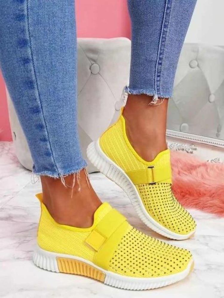 Lena | Women’s Sneakers | Slip-On Velcro Comfort
