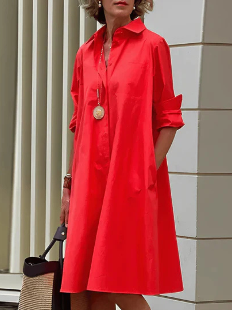 Leandra | Women’s Shirt Dress | Elegant-Fit