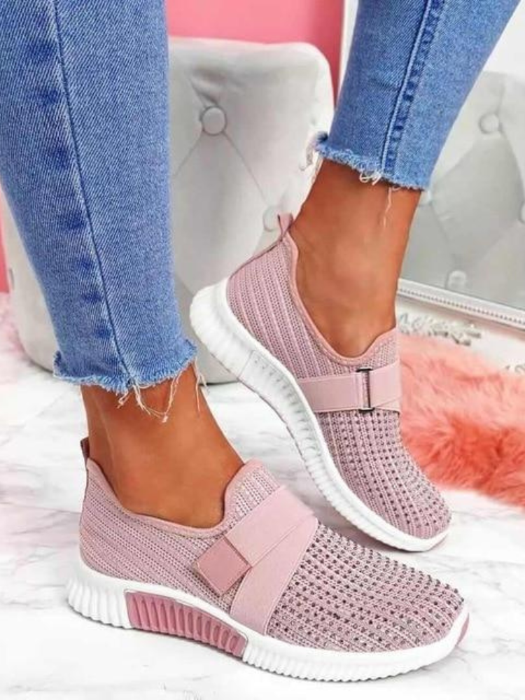 Lena | Women’s Sneakers | Slip-On Velcro Comfort