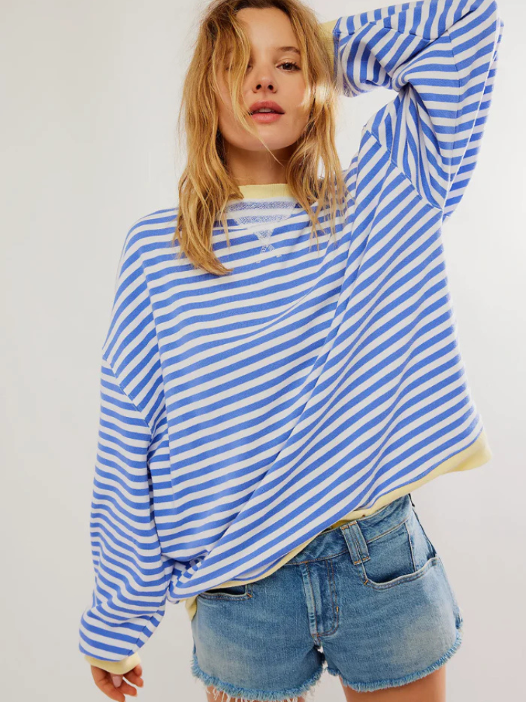 Isabeau | Women’s Striped Sweater | Oversized & Trendy