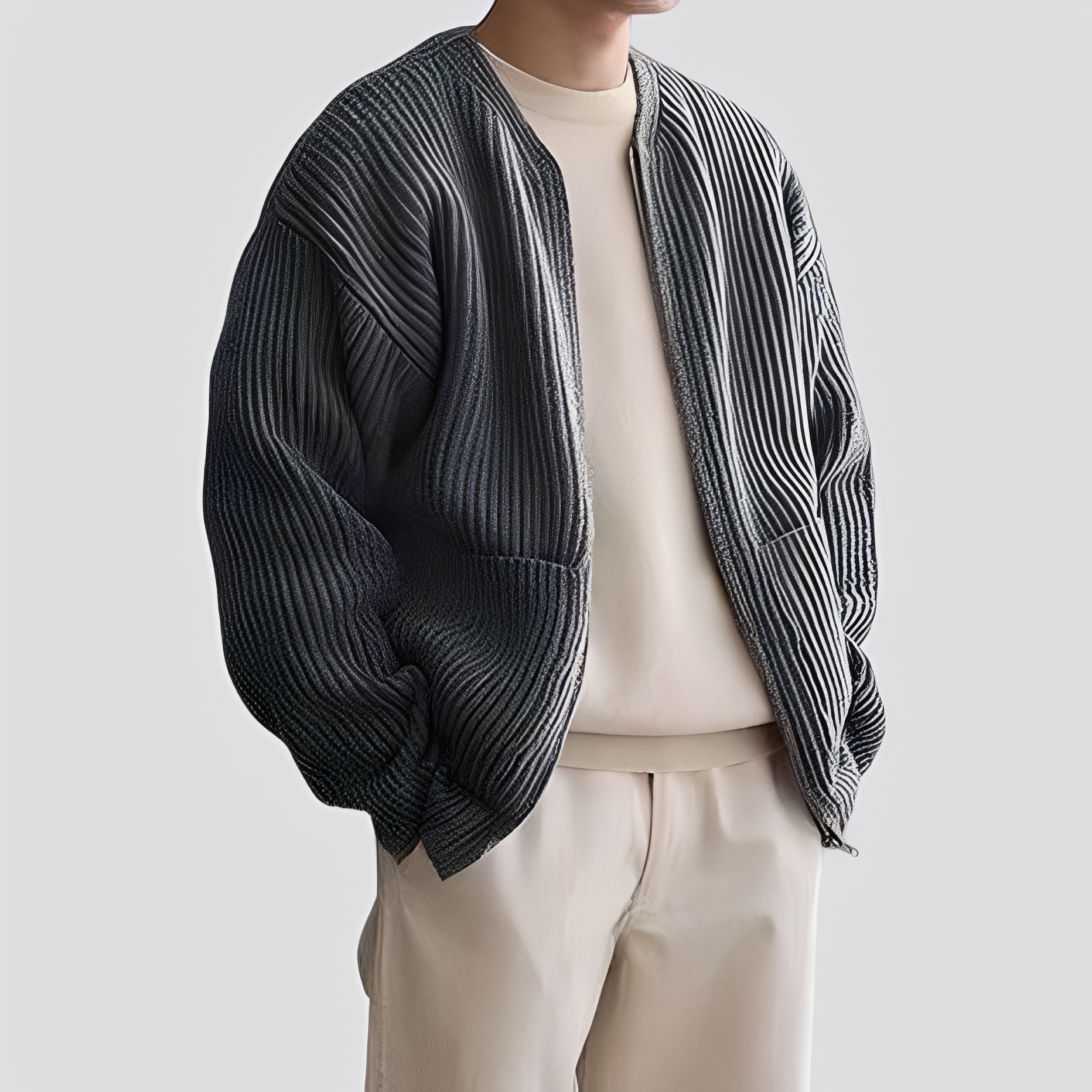 Derenzo – Cardigan tricoté élégant pour homme