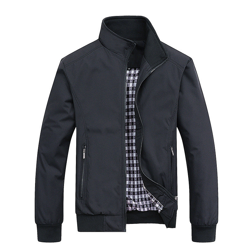 Valtiero – Chaqueta informal ligera con cuello alto