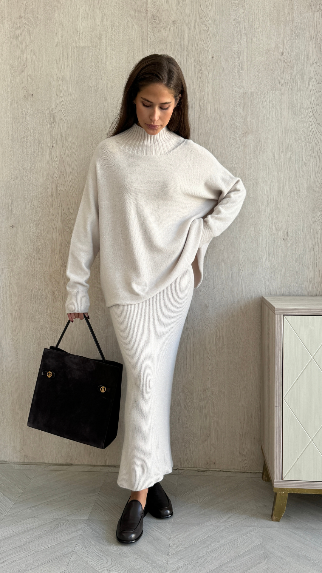 Women's jumper – ivory pattern