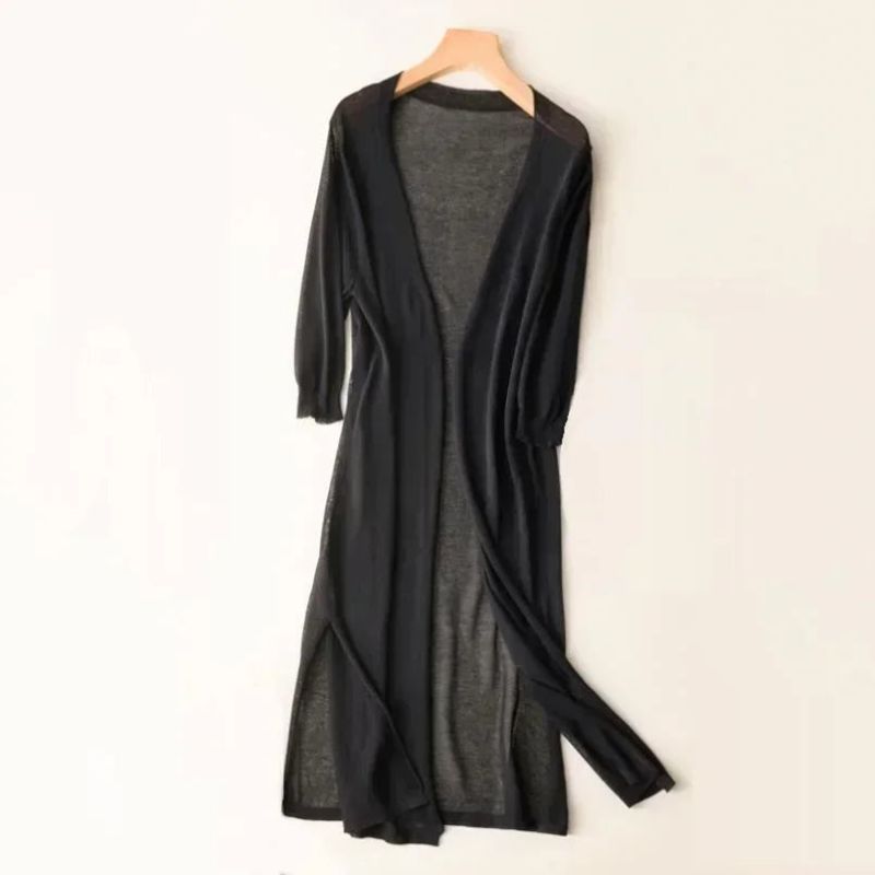 Adele | Women's Down Cardigan | Long