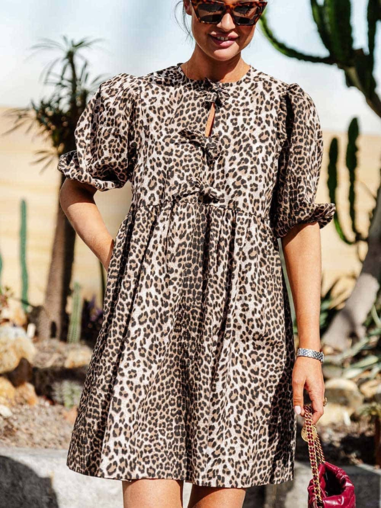 Adele | Women’s Leopard Print Dress | Bold & Effortless
