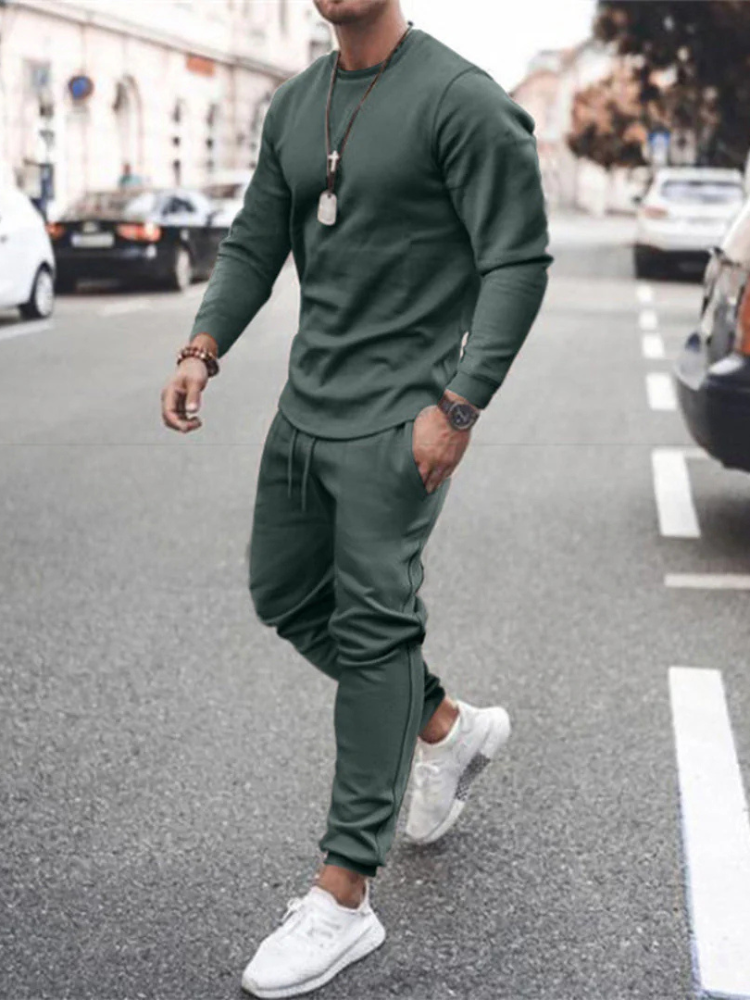 Alexander | Men’s Tracksuit | Slim-Fit Ribbed Detail Set