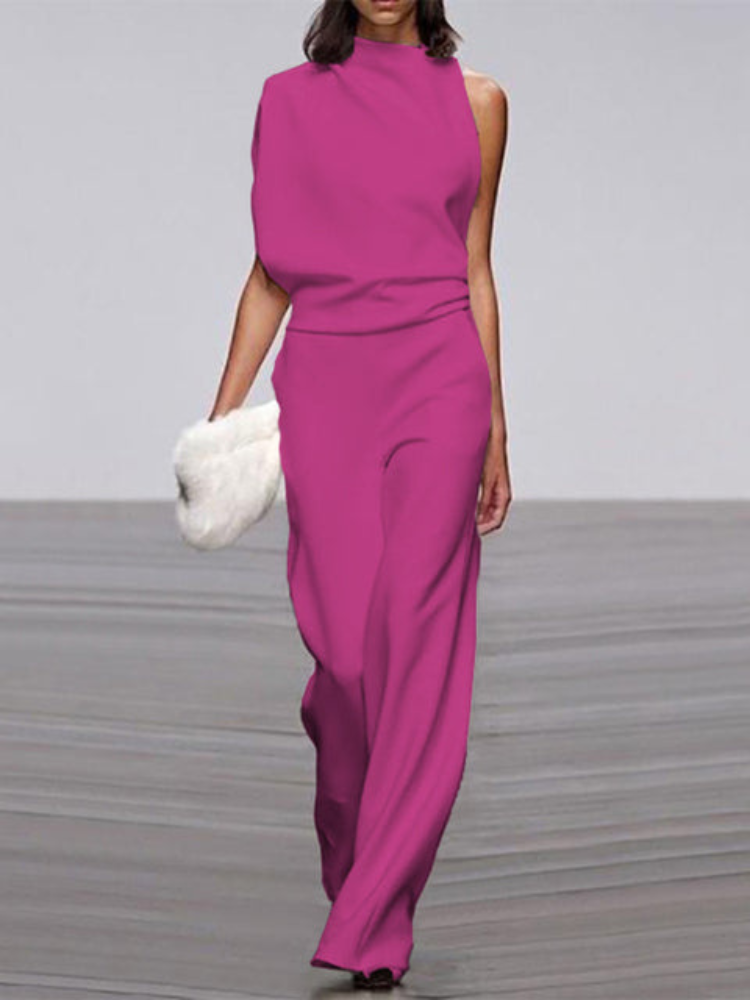 Alison | Women's Sleeveless Jumpsuit | Wide-Leg