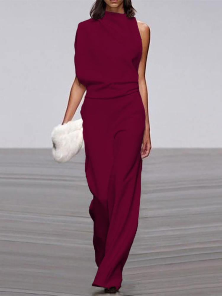 Alison | Women's Sleeveless Jumpsuit | Wide-Leg