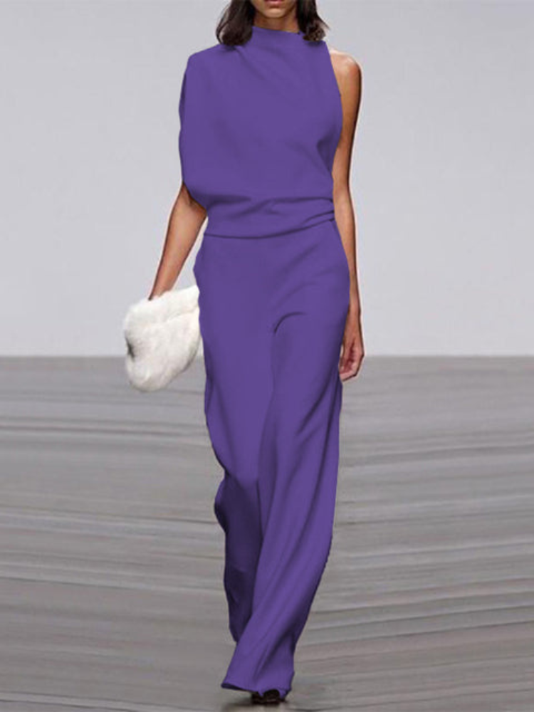 Alison | Women's Sleeveless Jumpsuit | Wide-Leg