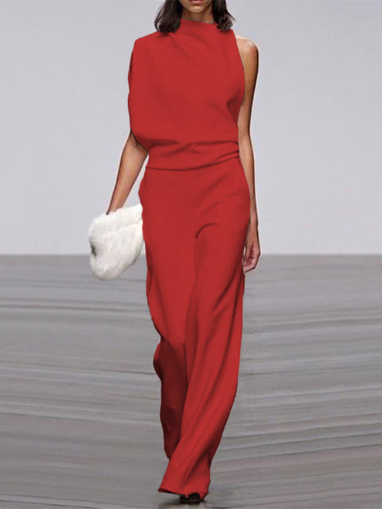 Alison | Women's Sleeveless Jumpsuit | Wide-Leg