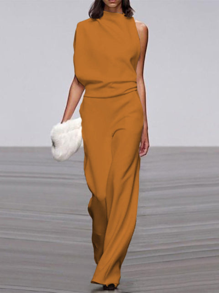 Alison | Women's Sleeveless Jumpsuit | Wide-Leg