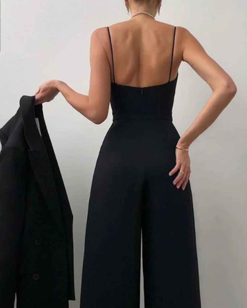 Alissa | Women's Strappy Jumpsuit | Sexy