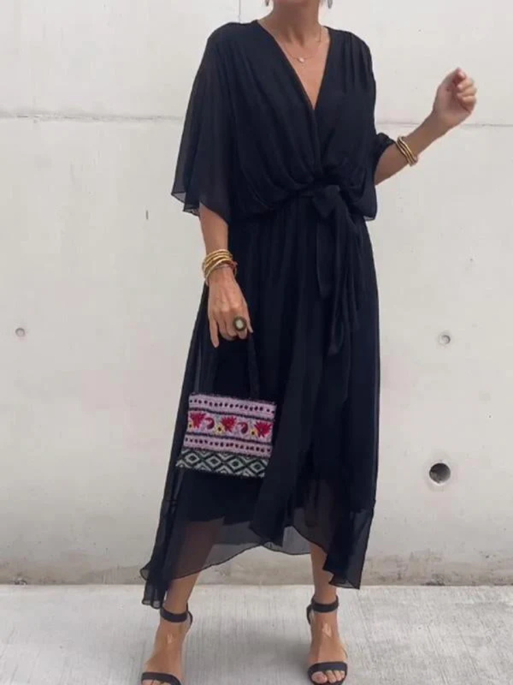 Amelie | Women’s Chiffon Dress | Elegant & Flowing