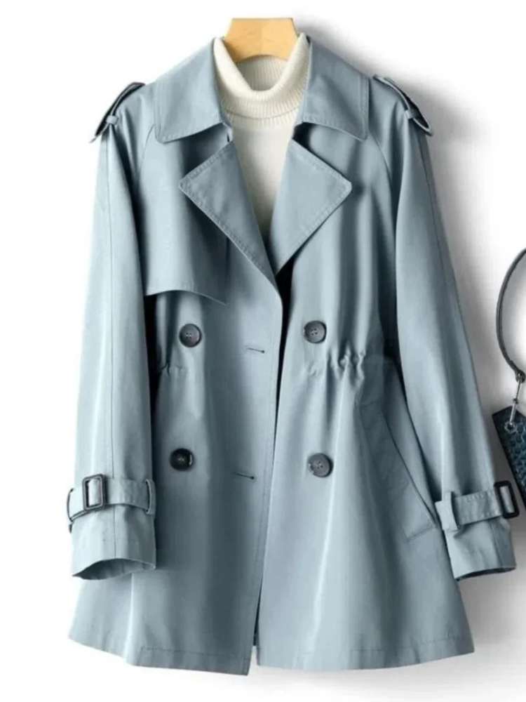 Angela | Women’s Long Trench Coat | Classic & Refined