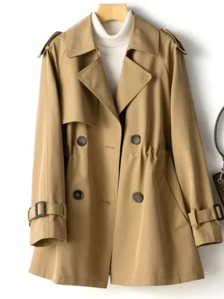 Angela | Women’s Long Trench Coat | Classic & Refined