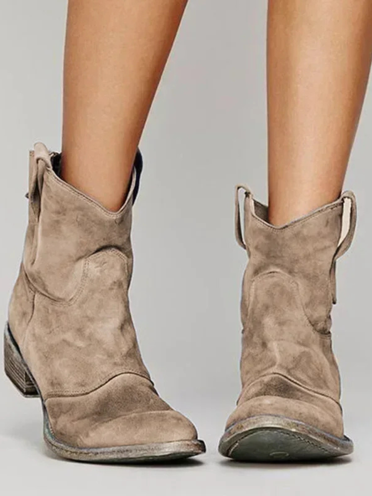 Annie | Women’s Cowboy Ankle Boots | Vintage & Refined
