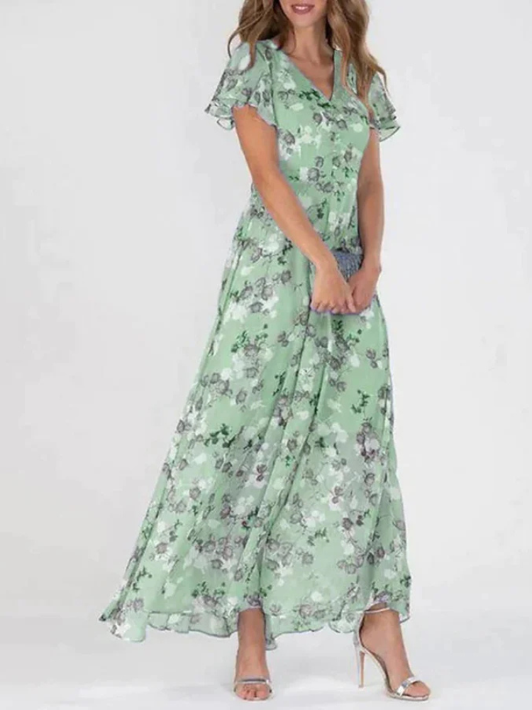 April | Women’s Floral Maxi Dress | Elegant & Effortless