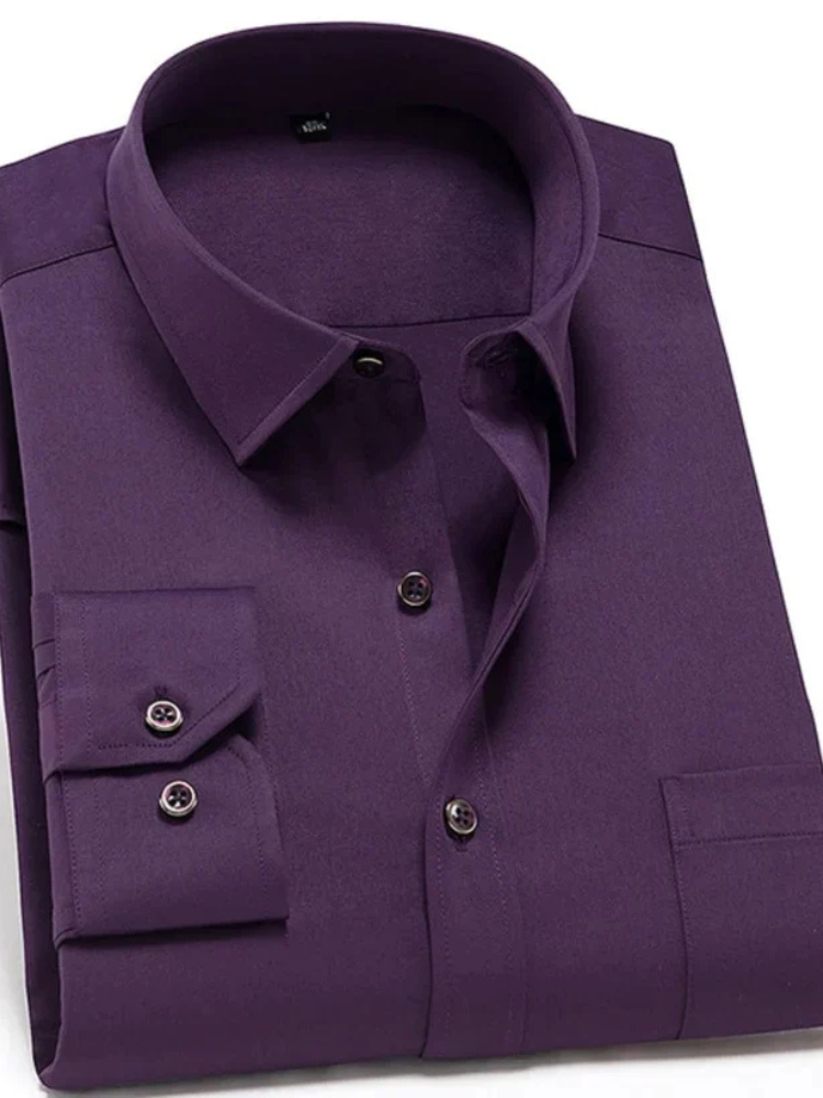 August | Men’s Shirt | Stretch Comfort Wrinkle-Free Fit