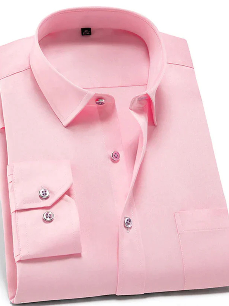 August | Men’s Shirt | Stretch Comfort Wrinkle-Free Fit