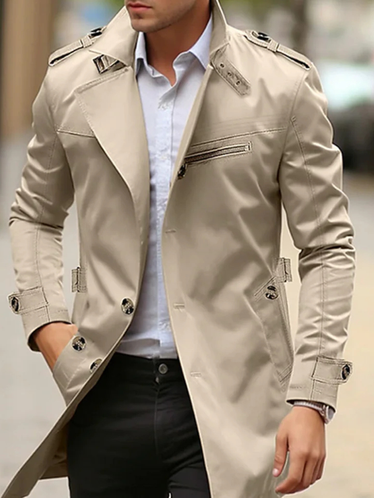 Austin | Men’s Coat | Classic Spring Trench Fit