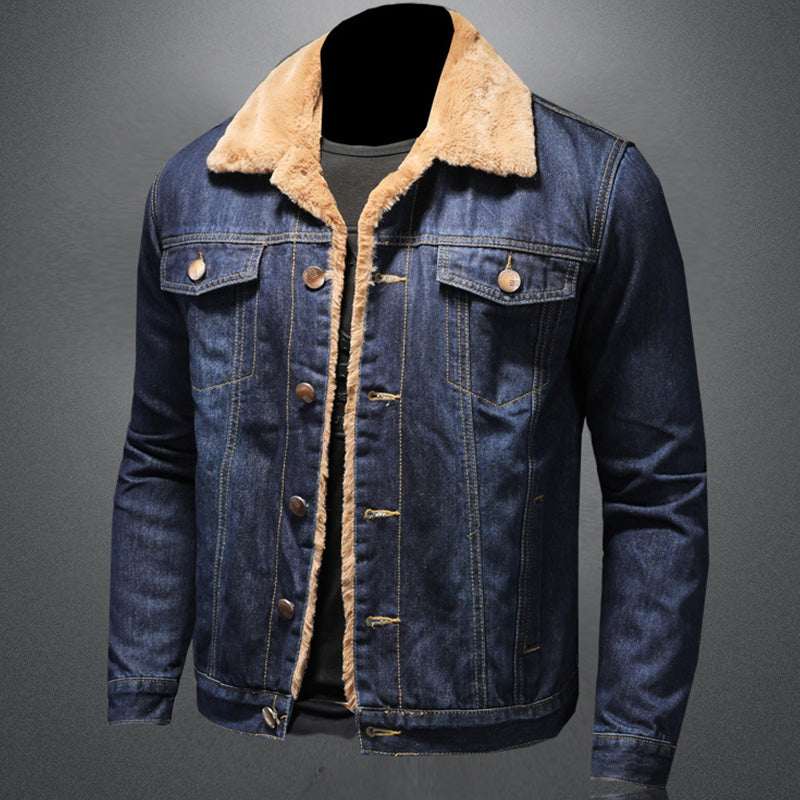 Brendall – Men’s Lined Denim Jacket