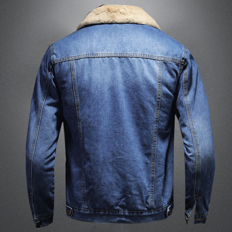 Brendall – Men’s Lined Denim Jacket
