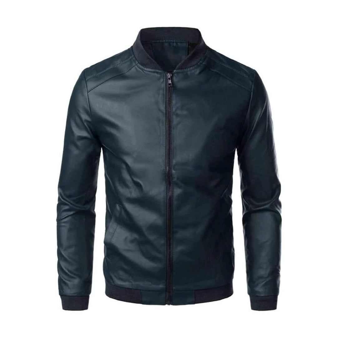 Valerio – Chaqueta de primavera para hombre ajustada con cremallera