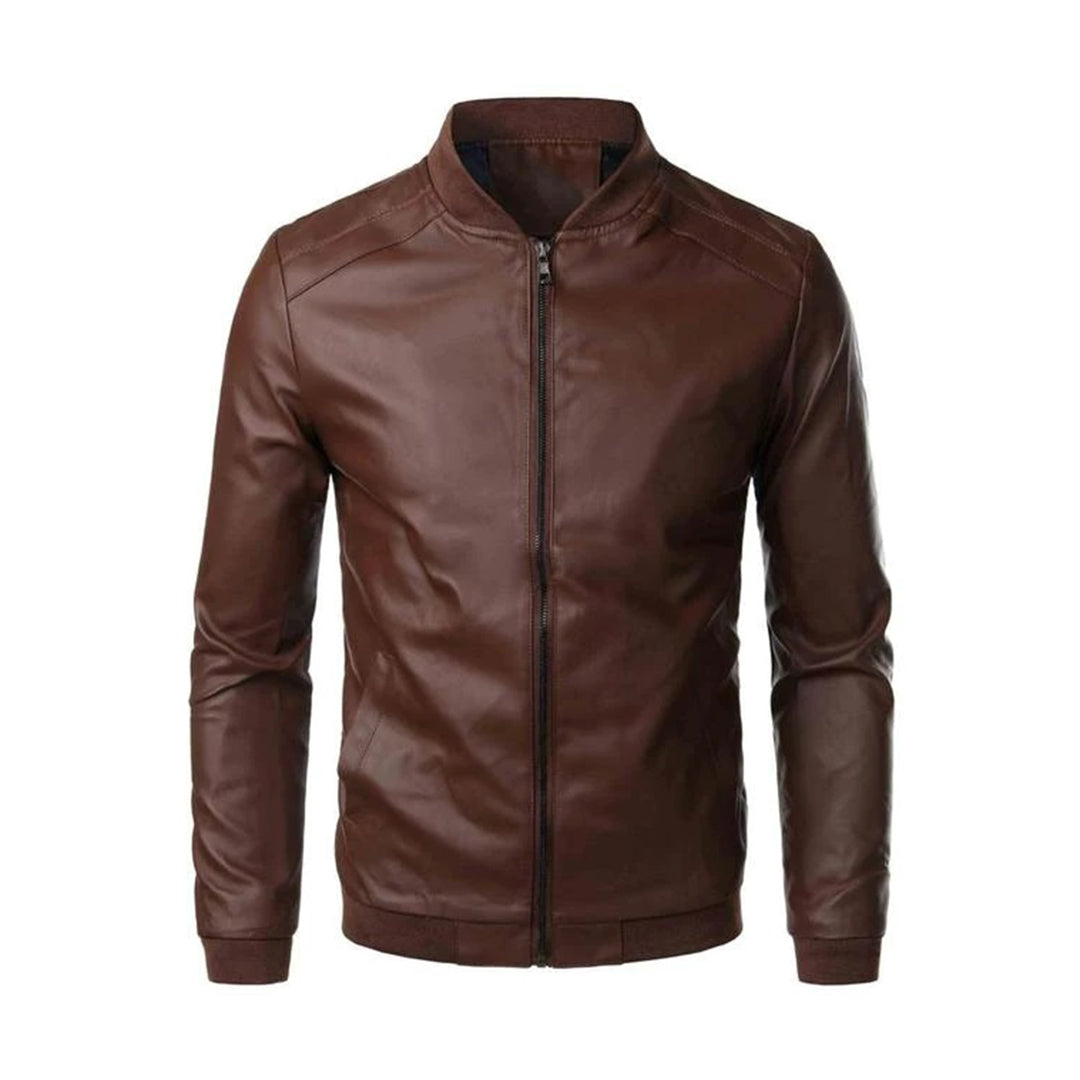 Valerio – Chaqueta de primavera para hombre ajustada con cremallera