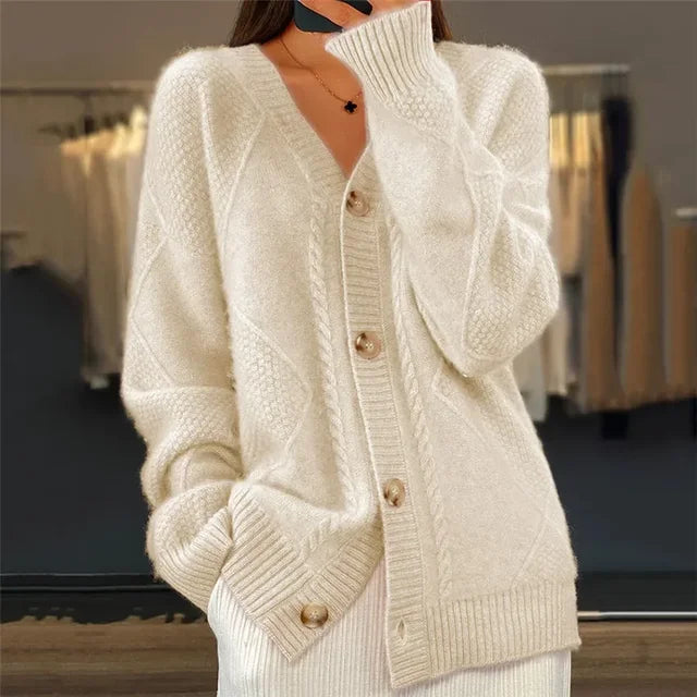 Melvianne – Women’s Soft Cashmere Cardigan