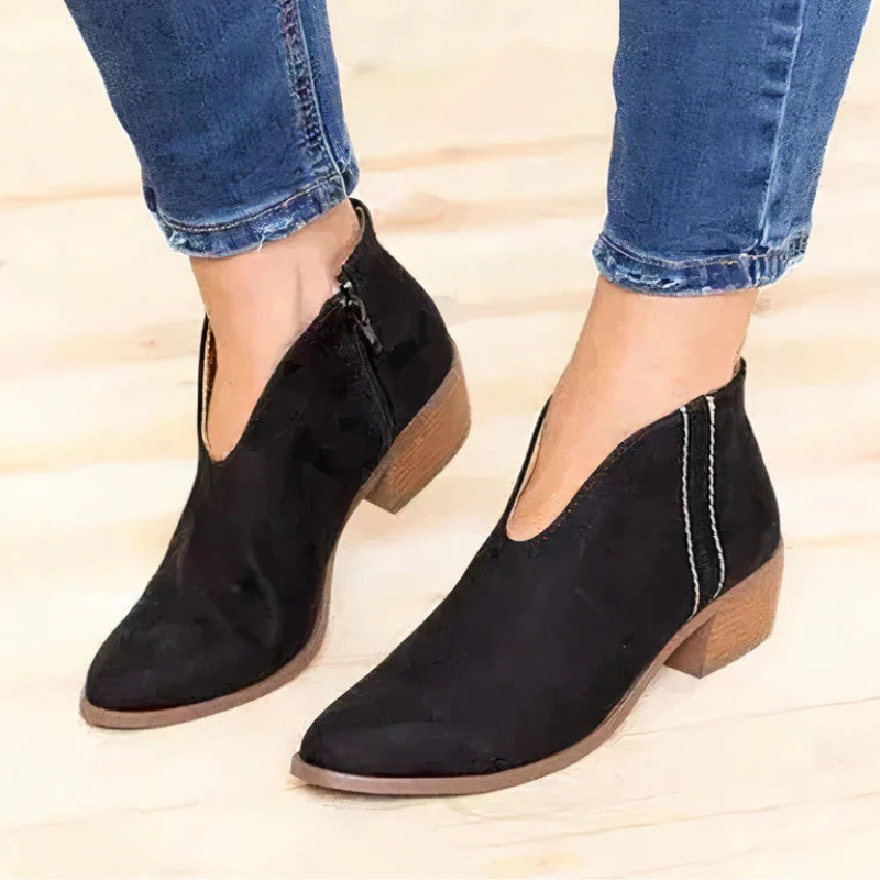 Celine | Women’s Cut-Out Ankle Boots | Trendy & Versatile
