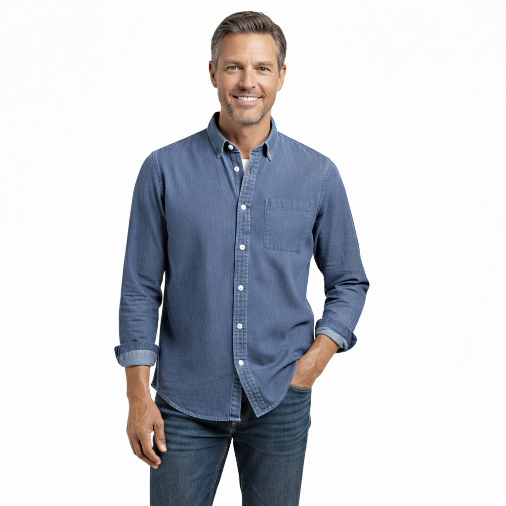 Dominick – Men’s Casual Long Sleeve Button Shirt