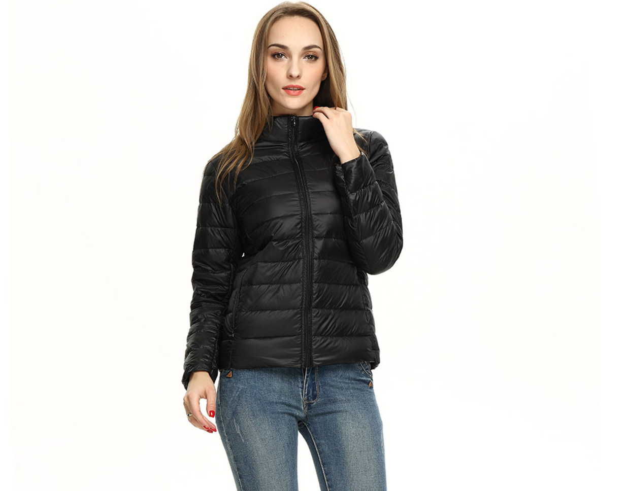 Ismera – Women’s Zip Up Quilted Jacket With Pockets