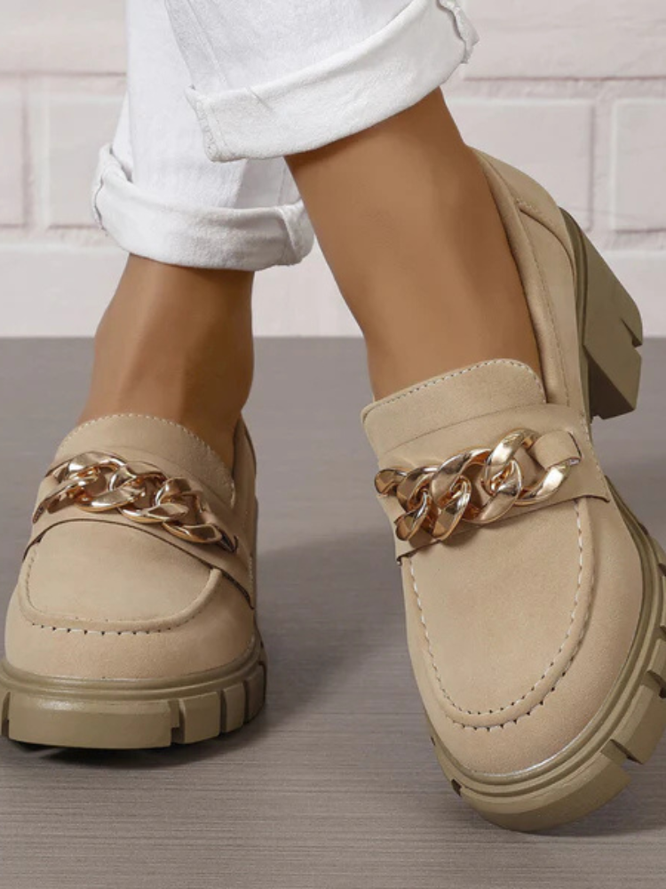 Colette | Women’s Platform Loafers | Horsebit & Round Toe