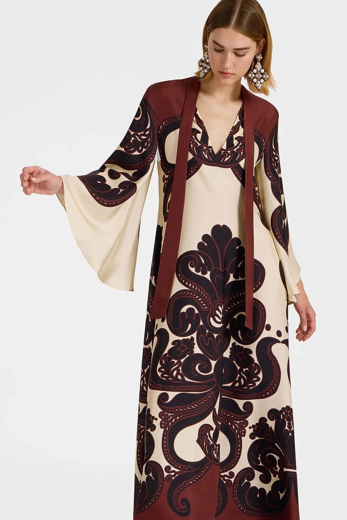 Bohemian Print Maxi Dress | Artistic | Flowing and Unique