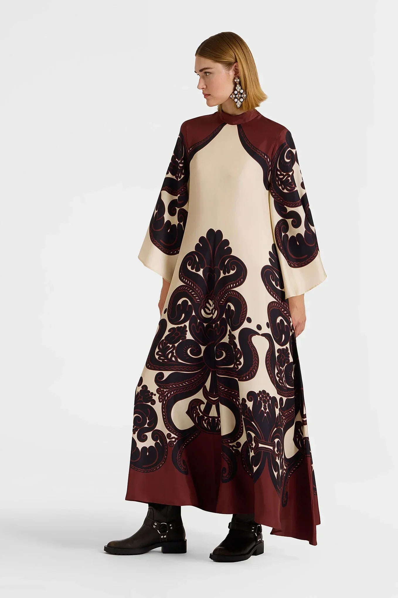Bohemian Print Maxi Dress | Artistic | Flowing and Unique